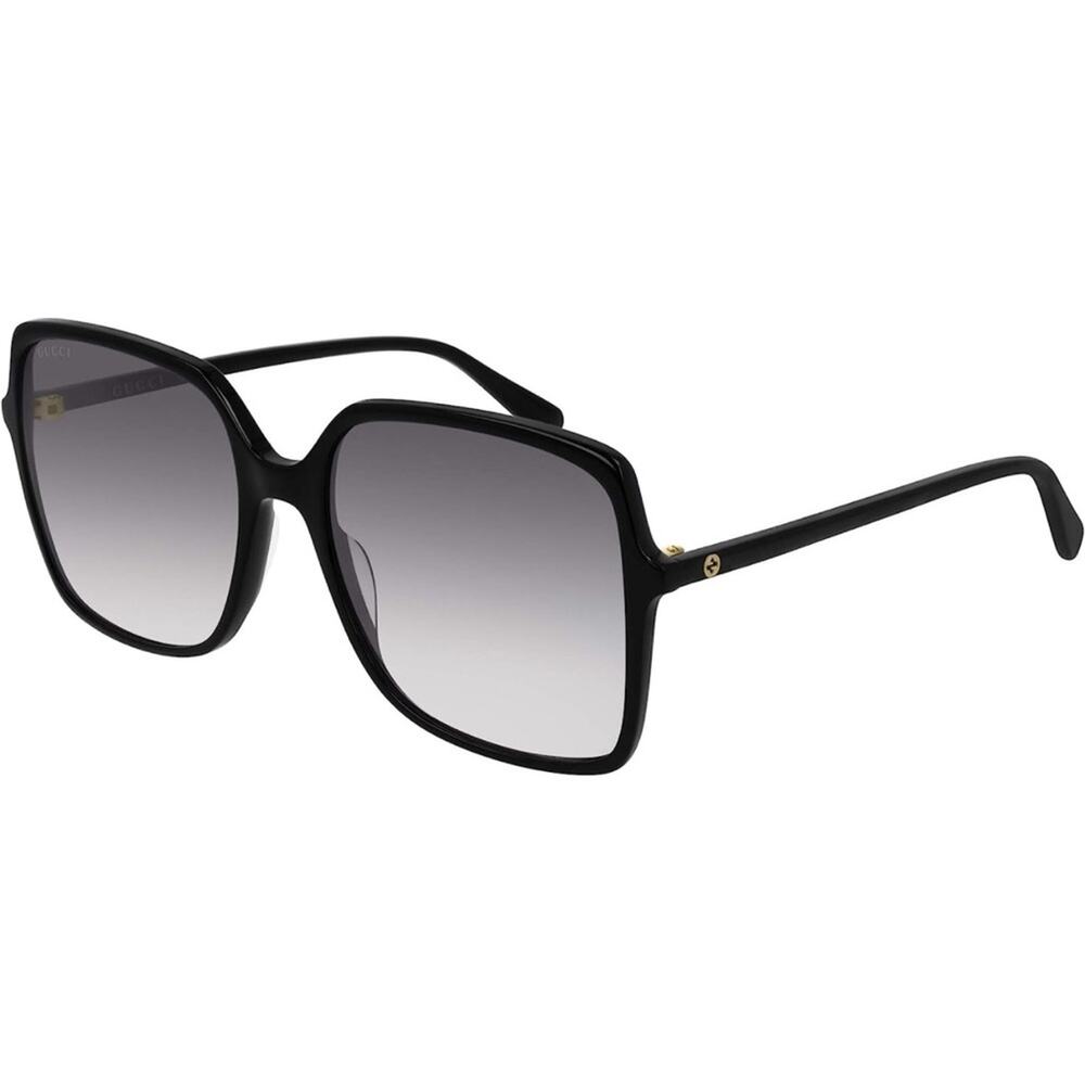 Gucci GG0544S Black Square Sunglasses Lens Size 57mm NWT